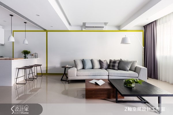 喜愛簡單大方設計的新婚夫妻，對於駐台美軍洋房社區內